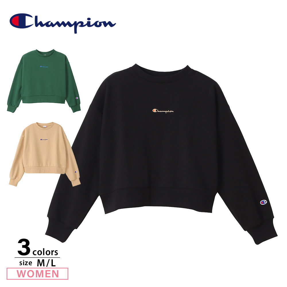 チャンピオン champion レディーストップス CREW NECK SWEATSHIRT CW-Y006【FITHOUSE ONLINE SHOP】