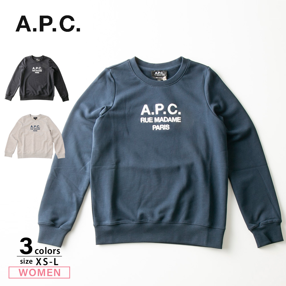 アー・ペー・セー A.P.C. レディーストップス COEZD Tina Sweatshirt COEZD F27561【FITHOUSE ONLINE SHOP】