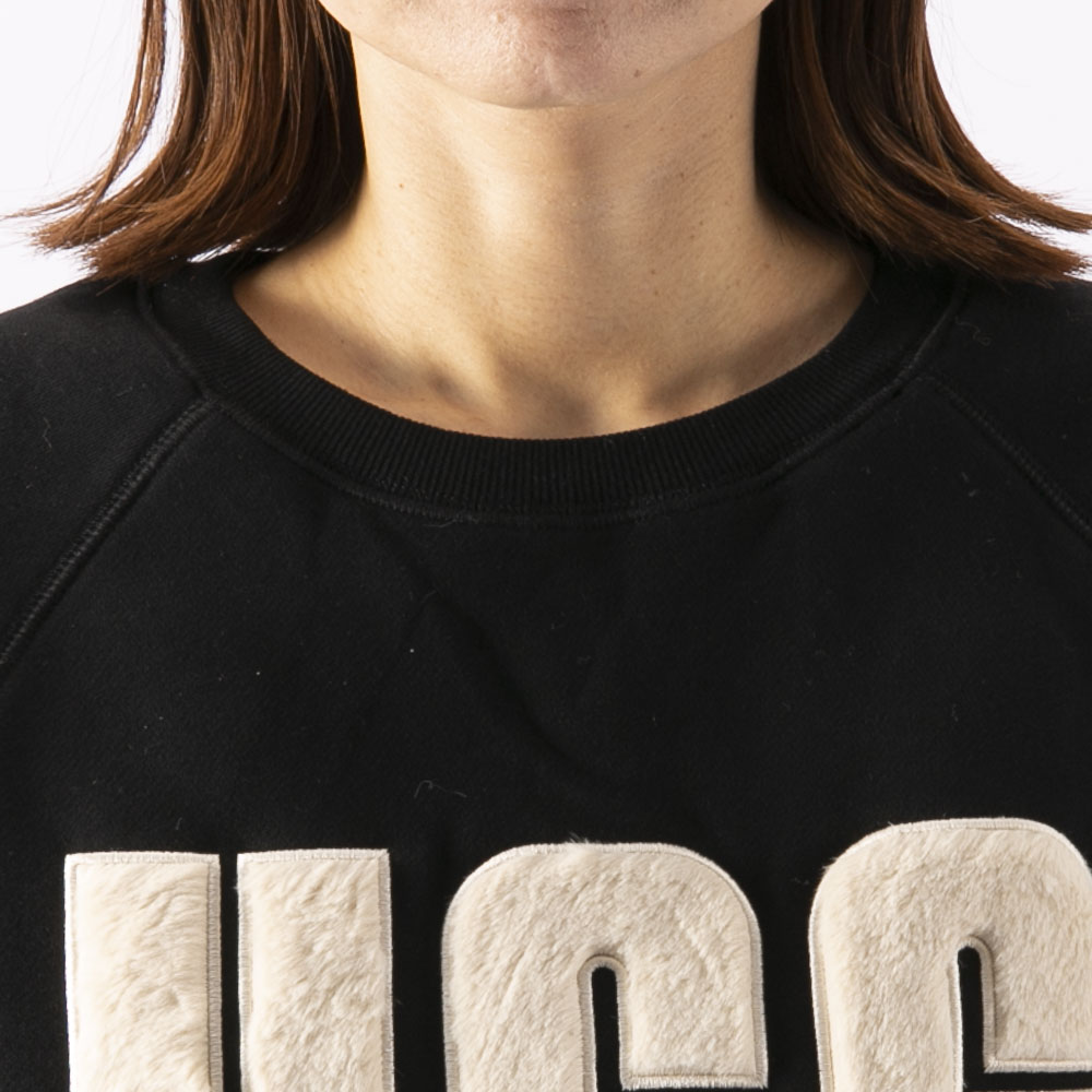 アグ UGG レディーストップス スウェット Madeline Fuzzy Logo
