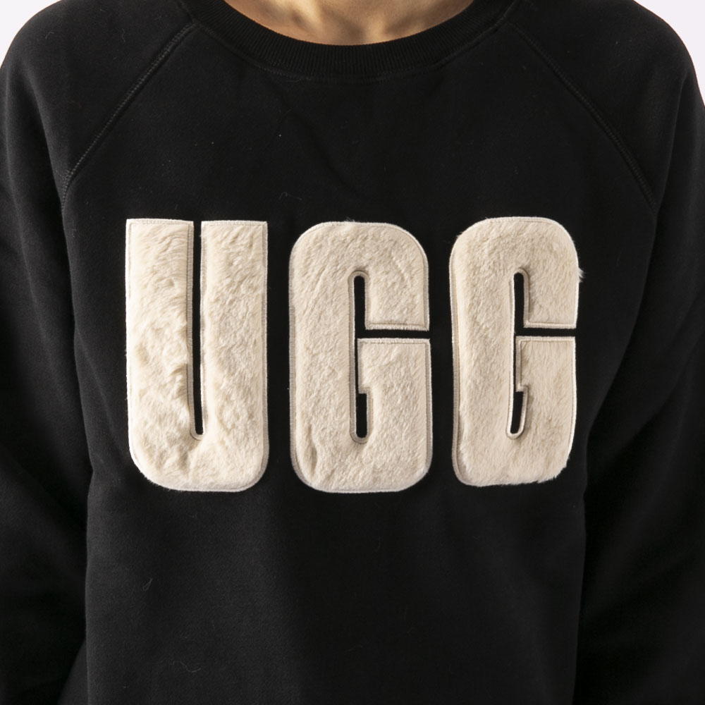 アグ UGG レディーストップス スウェット Madeline Fuzzy Logo