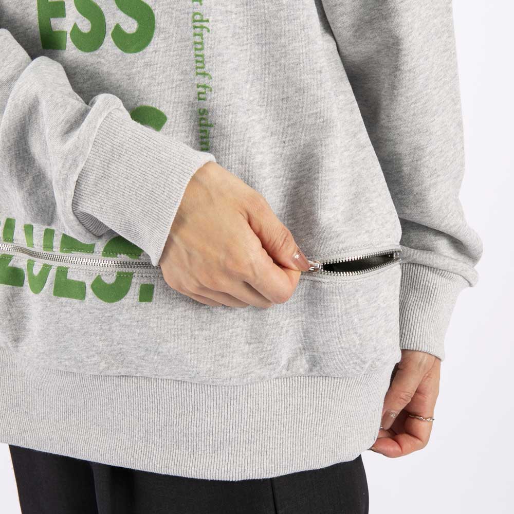 バントロア vingtrois レディーストップス 2way ジップデザインスウェット (05) 922-22117【FITHOUSE ONLINE SHOP】