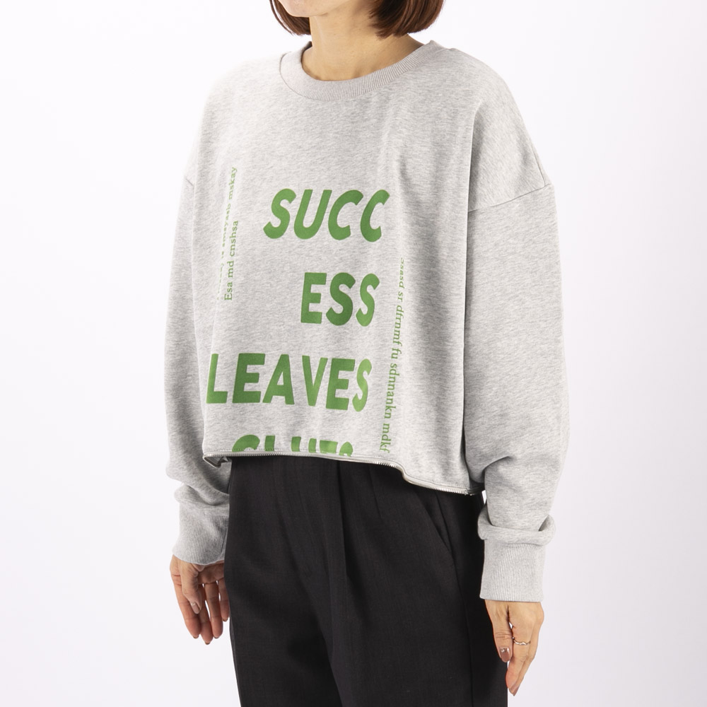 バントロア vingtrois レディーストップス 2way ジップデザインスウェット (05) 922-22117【FITHOUSE ONLINE SHOP】