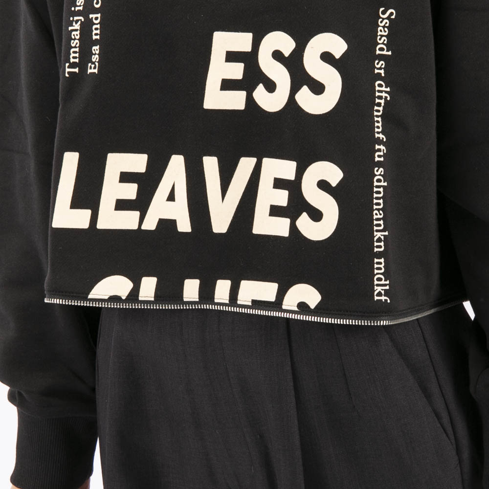 バントロア vingtrois レディーストップス 2way ジップデザインスウェット (09) 922-22117【FITHOUSE ONLINE SHOP】