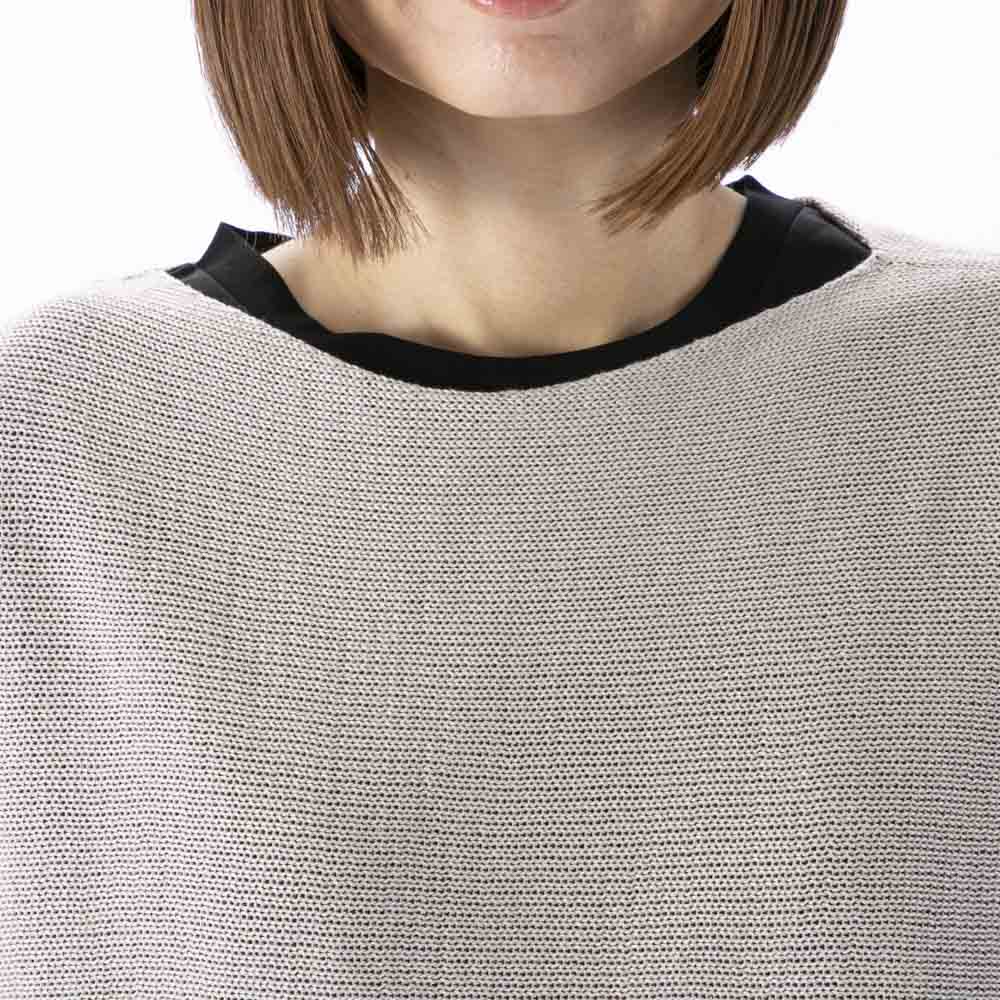 バントロア vingtrois レディーストップス ギマコットンホールガーメント半袖プルオーバー 194-13104【FITHOUSE ONLINE SHOP】