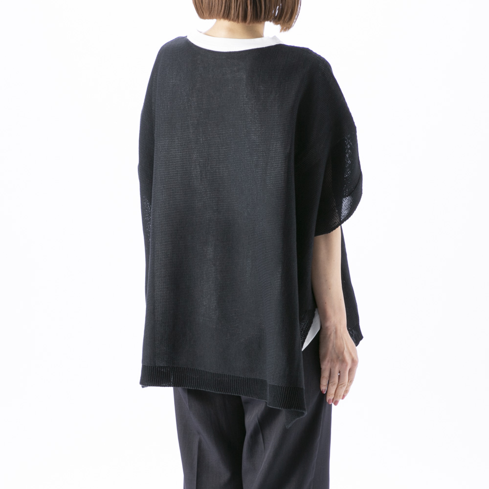 バントロア vingtrois レディーストップス ギマコットンホールガーメント半袖プルオーバー 194-13104【FITHOUSE ONLINE SHOP】