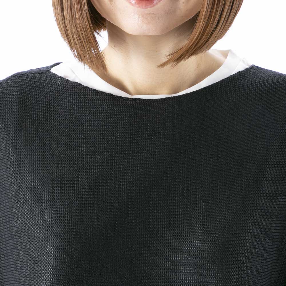 バントロア vingtrois レディーストップス ギマコットンホールガーメント半袖プルオーバー 194-13104【FITHOUSE ONLINE SHOP】