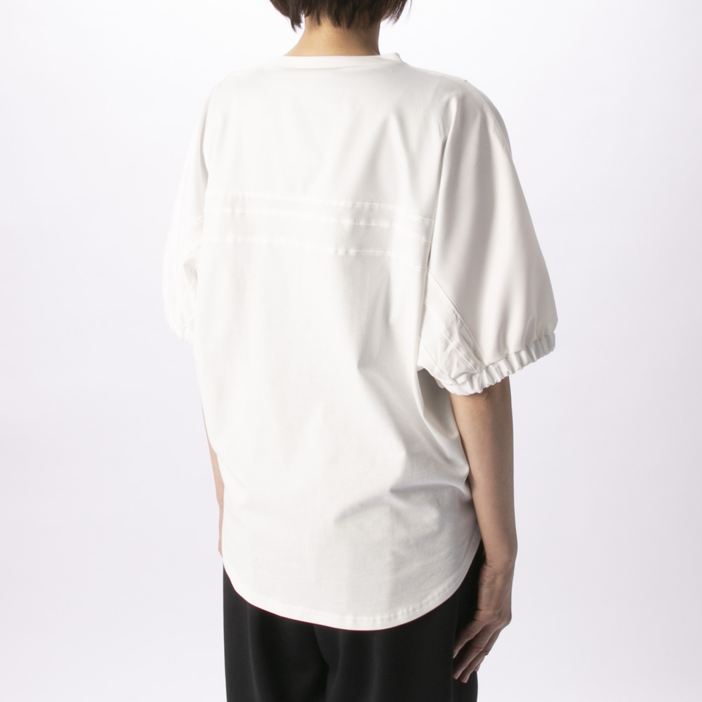 バントロア vingtrois レディーストップス ドルマン袖異素材Tシャツ 980-23147【FITHOUSE ONLINE SHOP】