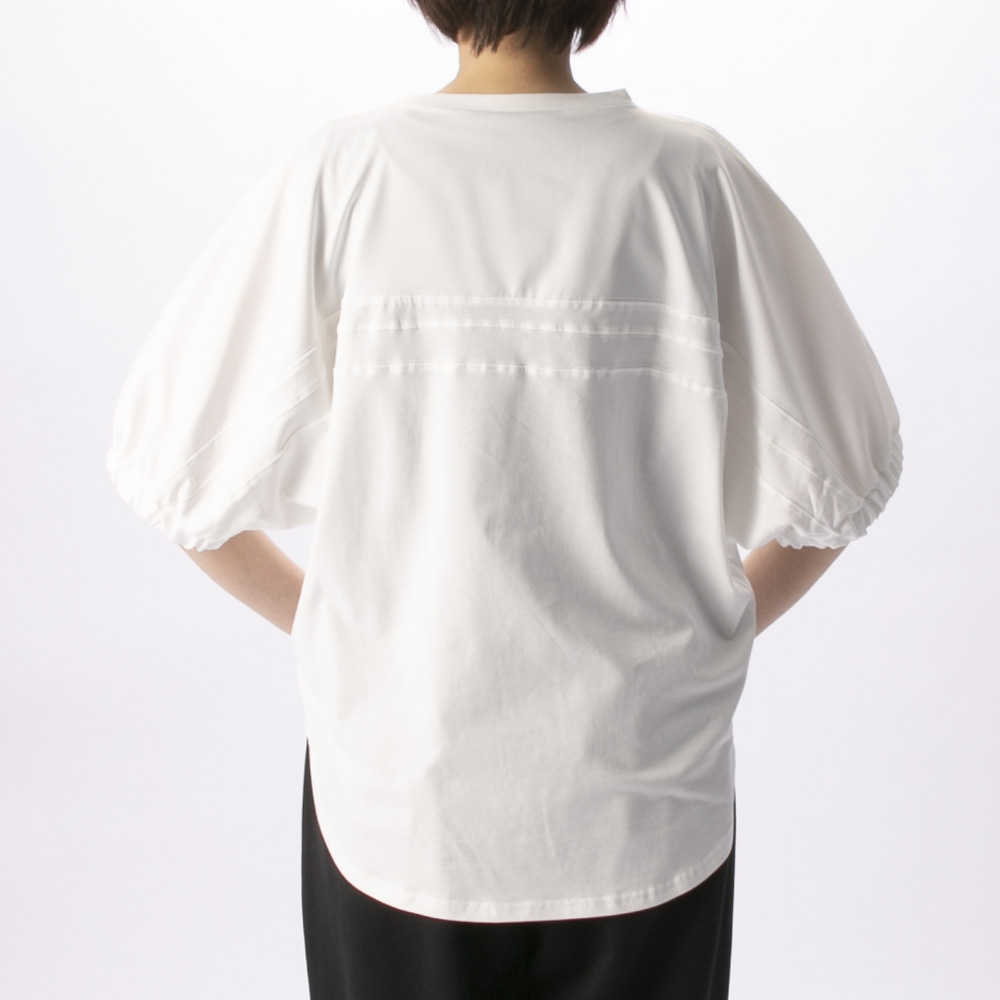 バントロア vingtrois レディーストップス ドルマン袖異素材Tシャツ 980-23147【FITHOUSE ONLINE SHOP】