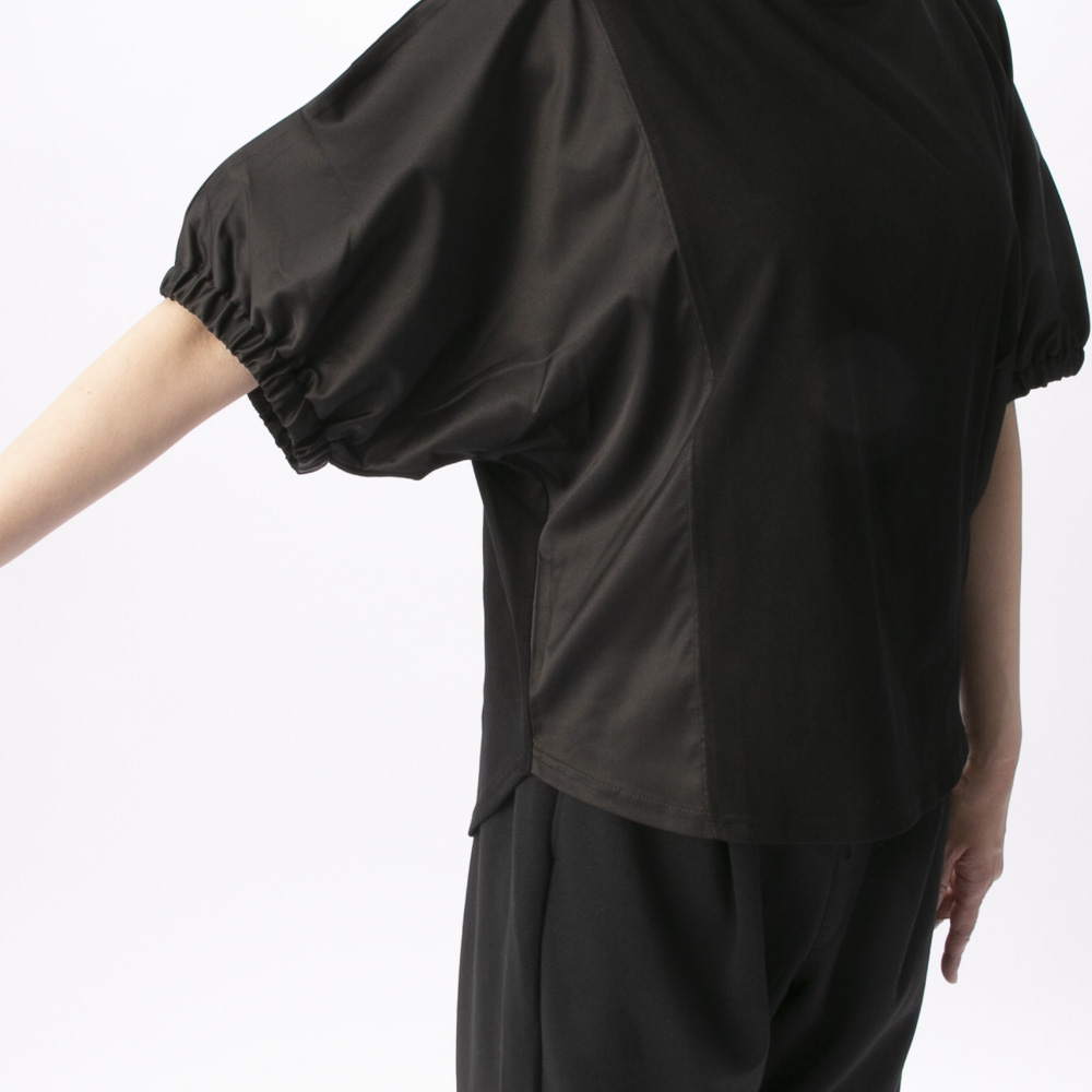 バントロア vingtrois レディーストップス ドルマン袖異素材Tシャツ 980-23147【FITHOUSE ONLINE SHOP】