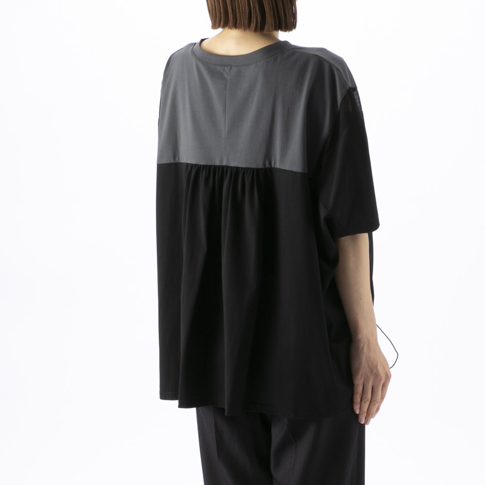 ノアジェ NOA-GE レディーストップス 配色切替 プルオーバー 127-5201-9530/77【FITHOUSE ONLINE SHOP】