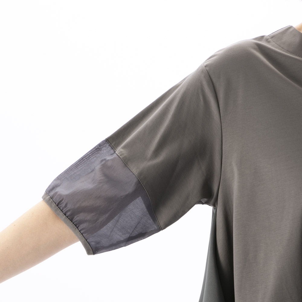 ノアジェ NOA-GE レディーストップス シルケットスムース チュニック 121-5425-9845/75【FITHOUSE ONLINE SHOP】