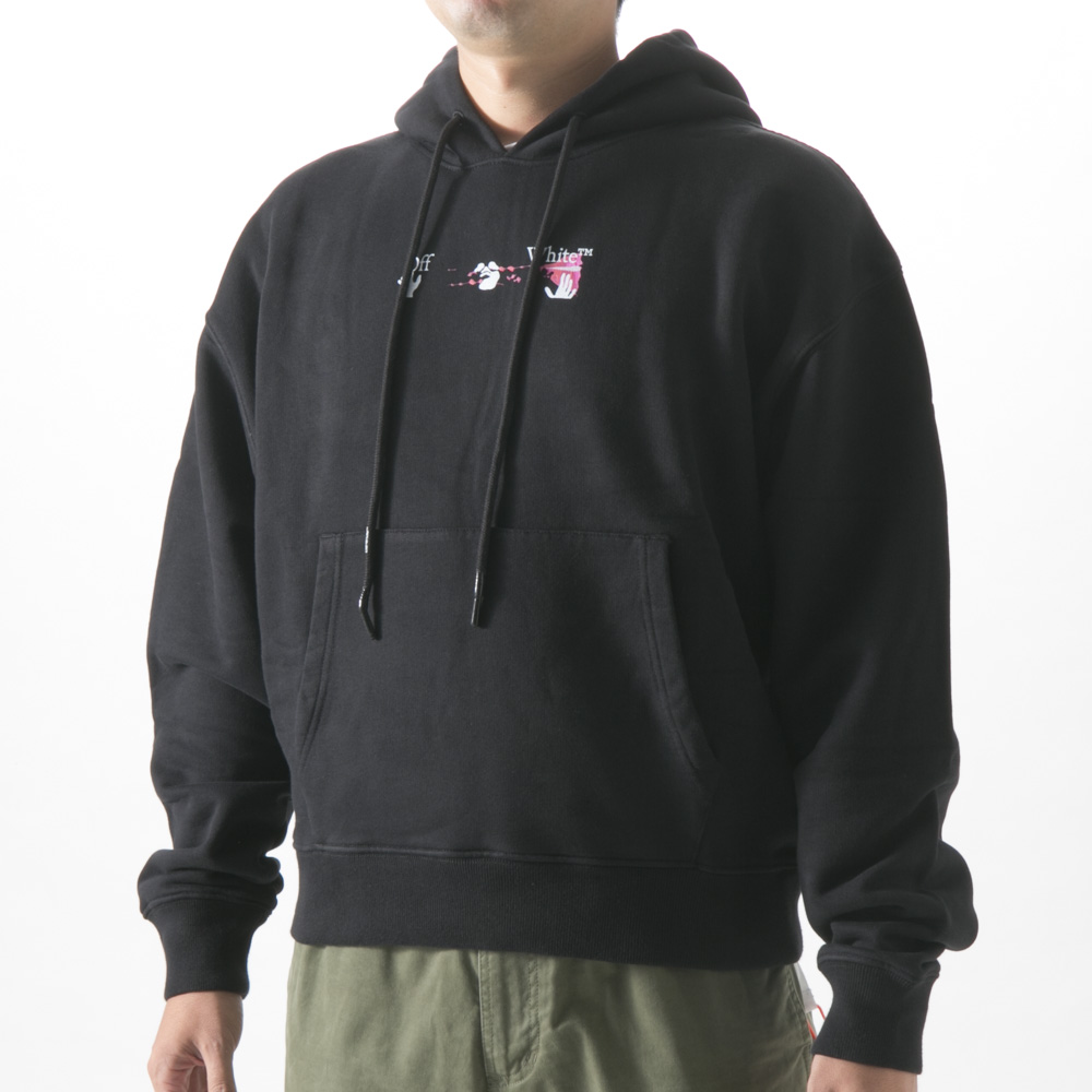 オフホワイト OFF WHITE メンズトップス ﾌﾛﾝﾄﾛｺﾞ ﾊﾞｯｸﾌﾟﾘﾝﾄ ﾊﾟｰｶｰ OMBB037F21FLE015【FITHOUSE ONLINE SHOP】