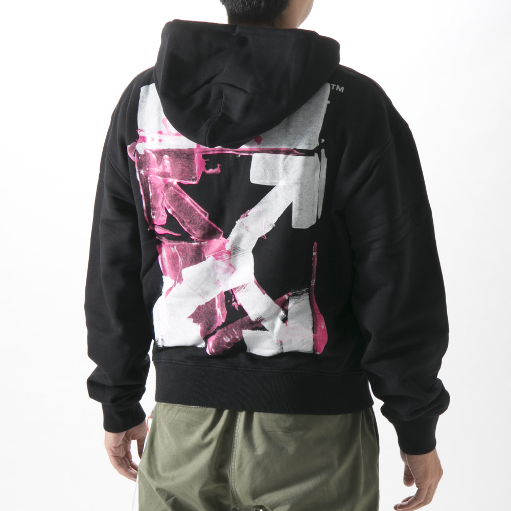 オフホワイト OFF WHITE メンズトップス ﾌﾛﾝﾄﾛｺﾞ ﾊﾞｯｸﾌﾟﾘﾝﾄ ﾊﾟｰｶｰ OMBB037F21FLE015【FITHOUSE ONLINE SHOP】