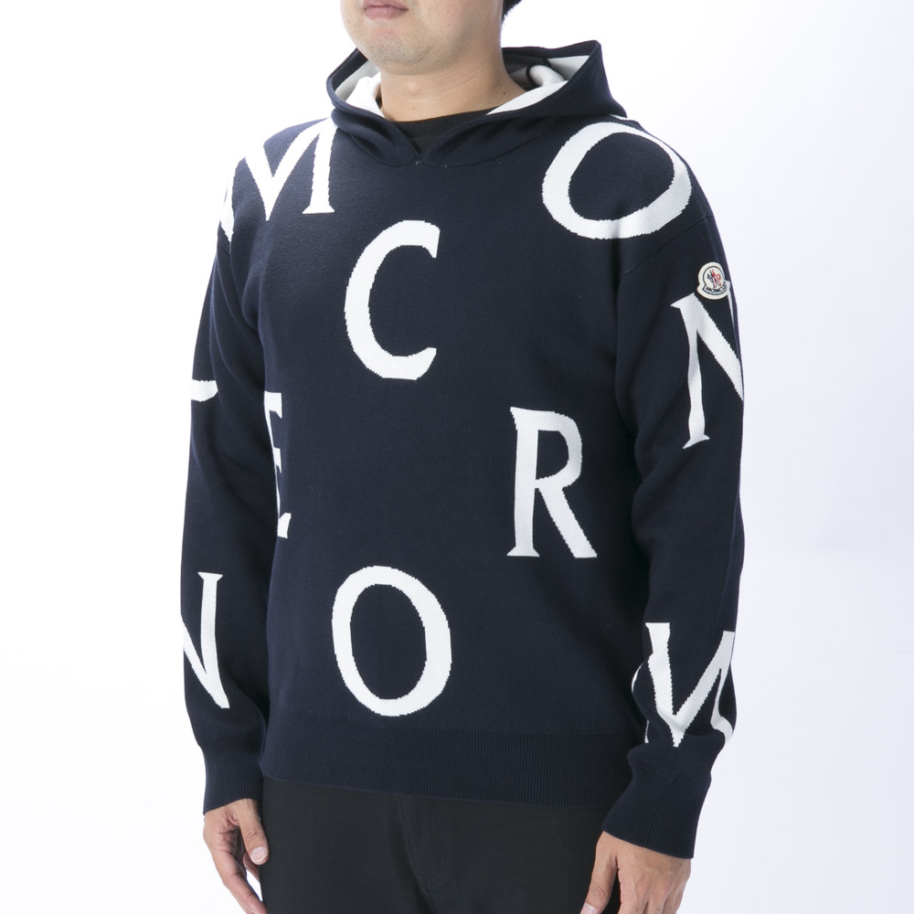 モンクレール Moncler メンズトップス デカ文字 コットンニット フード付き 9c000 12 M1640 Fithouse Online Shop フィットハウス公式オンラインショップ Fit House Online Shop