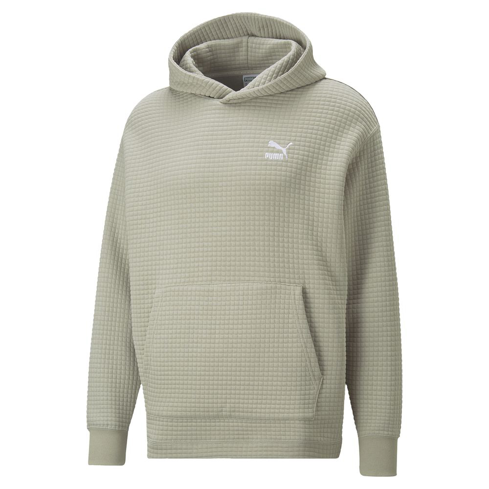 プーマ PUMA メンズトップス CLASSICS キルト フーディー 535600【FITHOUSE ONLINE SHOP】