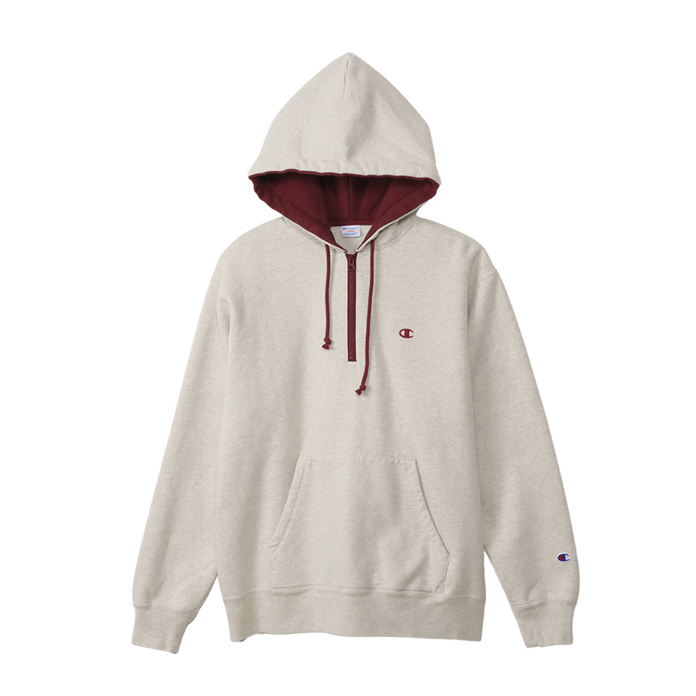 チャンピオン champion メンズトップス HOODED HALF ZIP SWEATSHIRT C3-Y103【FITHOUSE ONLINE SHOP】