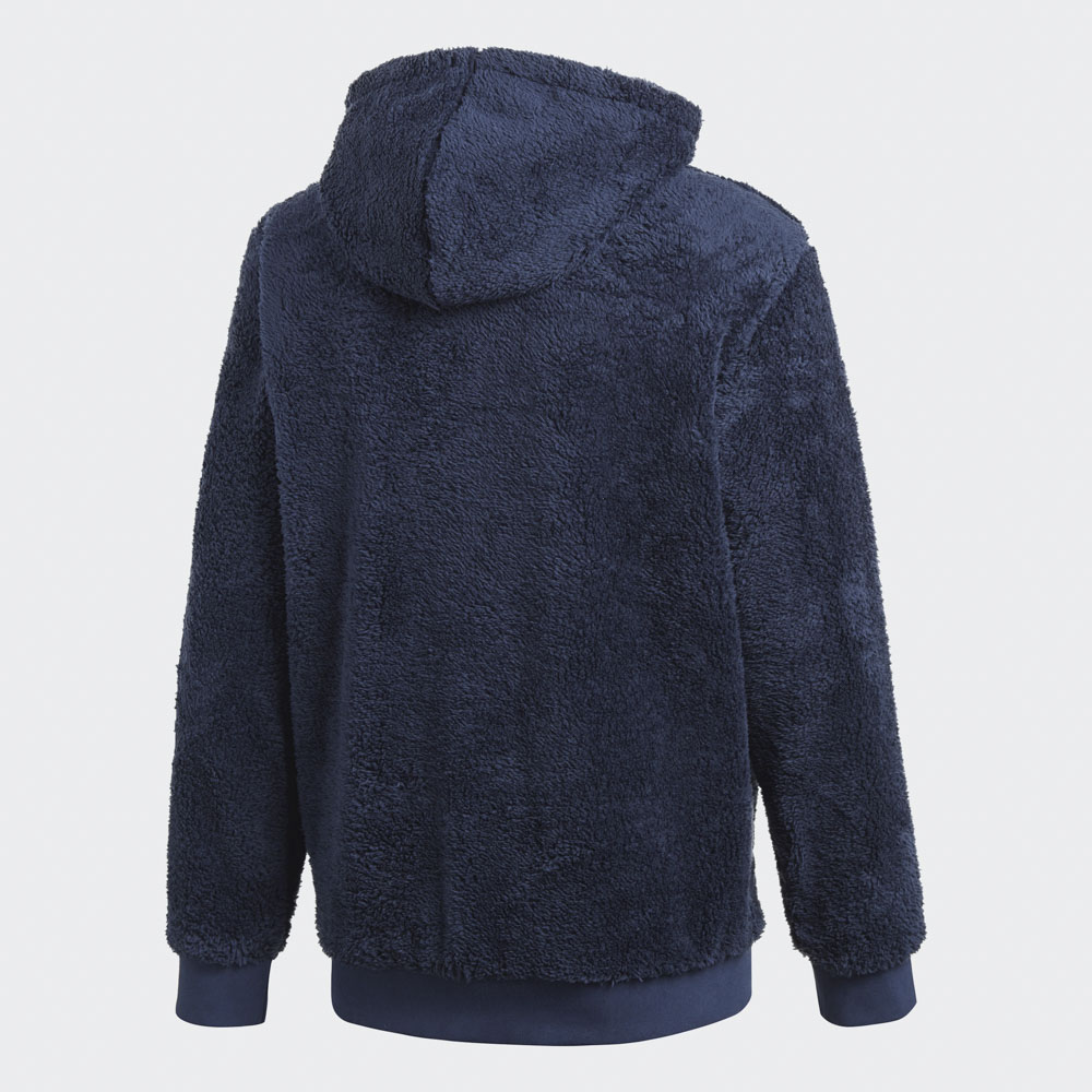 Adidas winterized plush shop pullover hoodie