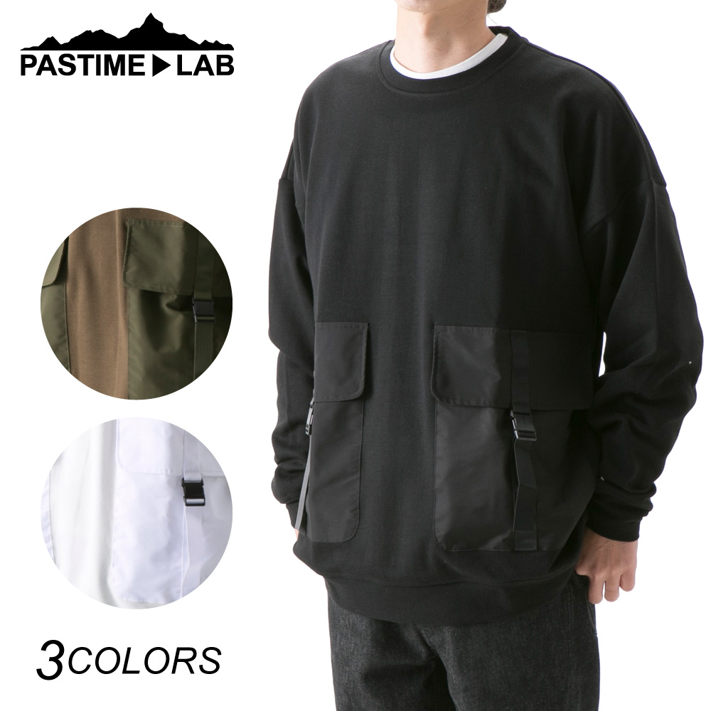 パスタイムラボ PASTIME▷LAB BIGポケットクルーネック PTL-1-0025 パスタイムラボ PASTIME▷LAB BIGポケットクルーネック PTL-1-0025