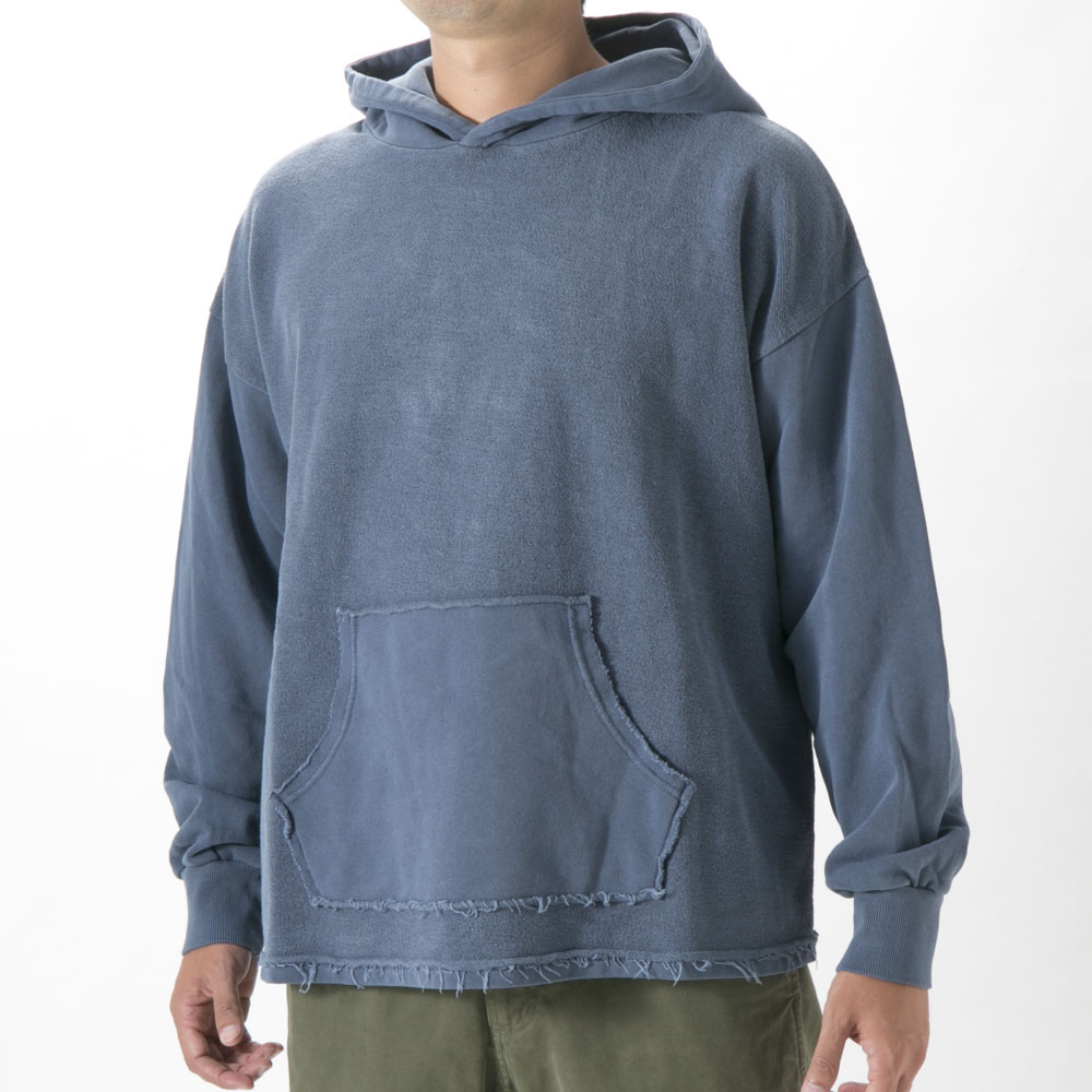パスタイムラボ PASTIME?LAB メンズトップス ピグメント裏使いプルパーカー PTL-1-0066【FITHOUSE ONLINE SHOP】