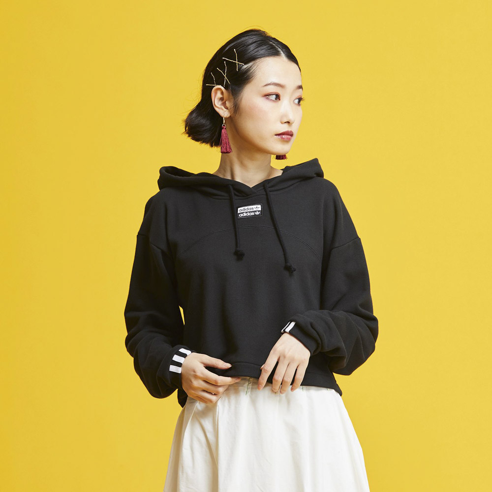 アディダスオリジナルス adidas Originals レディースパーカー CROPPED HOODIE／IXL72【FITHOUSE ONLINE SHOP】