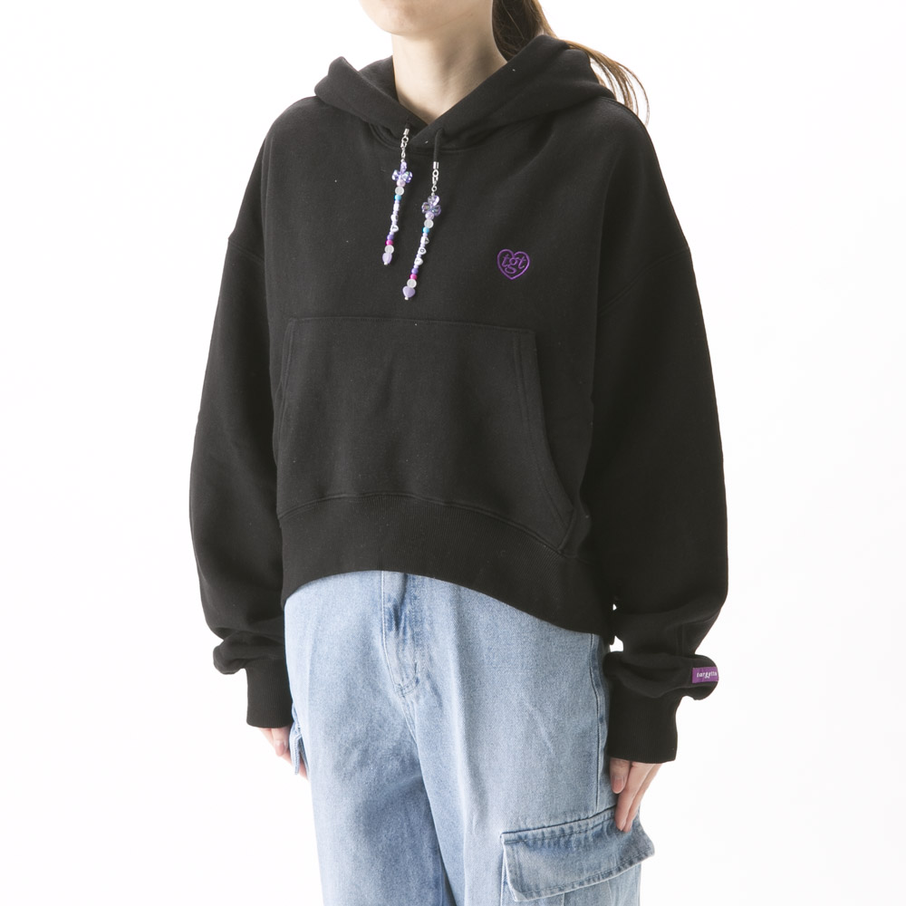 ターゲット targetto レディーストップス BEADS CROP HOODIE 3211TH2005 151382【FITHOUSE ONLINE SHOP】