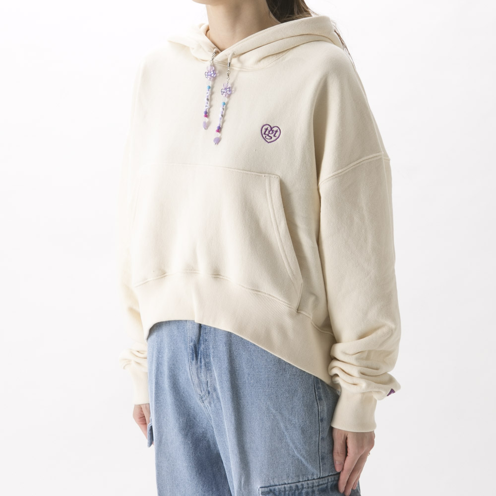 ターゲット targetto レディーストップス BEADS CROP HOODIE 3211TH2005 151382【FITHOUSE ONLINE SHOP】