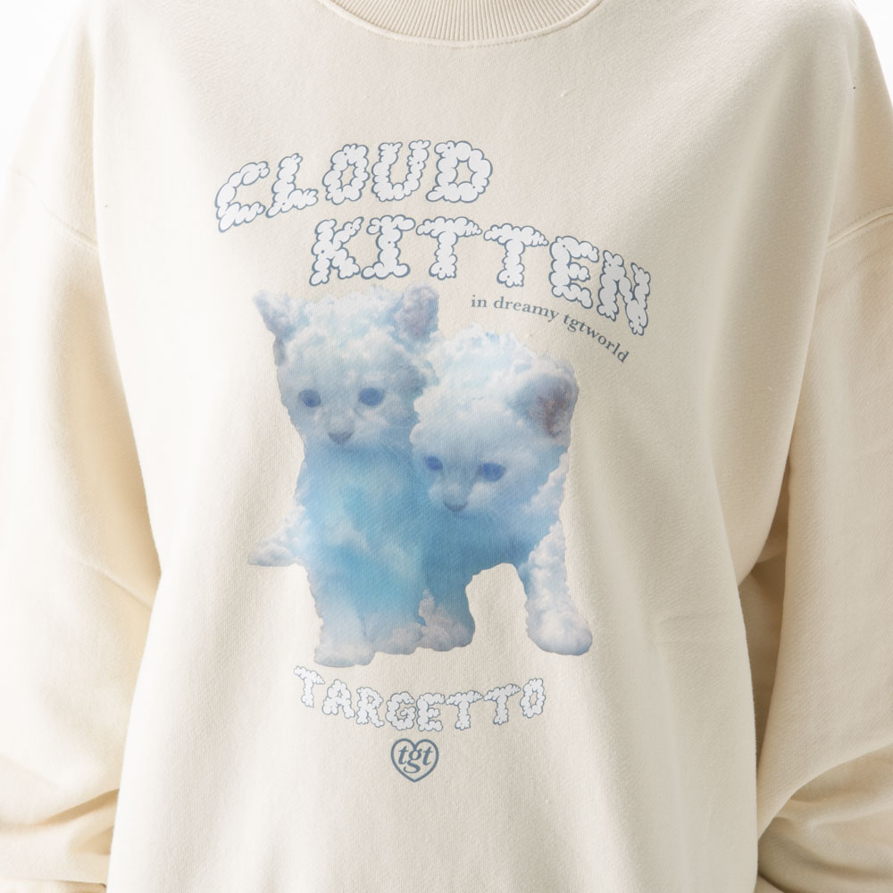 ターゲット targetto レディーストップス CLOUD KITTEN SWEAT SHIRT 3211TH2007【FITHOUSE ONLINE SHOP】