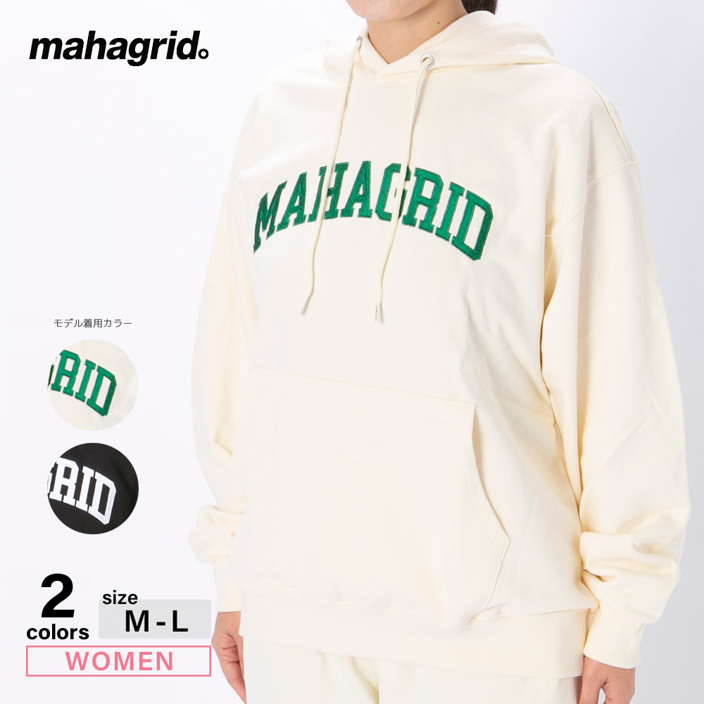 マハグリッド mahagrid レディーストップス VARSITY LOGO HOODIE MG2CSMM406A【FITHOUSE ONLINE SHOP】