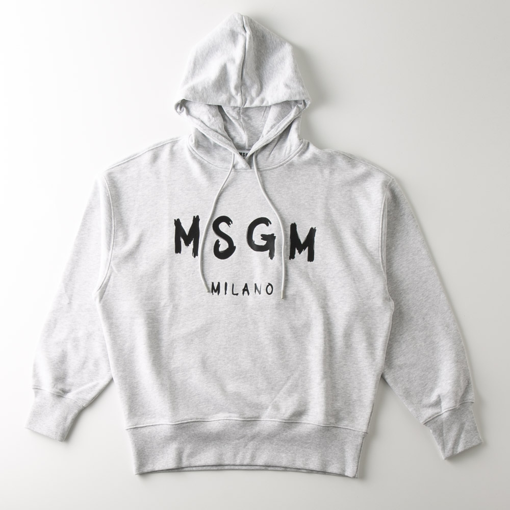 【希少 美品】MSGM ロゴ スウェット エムエスジーエム ライトグレー