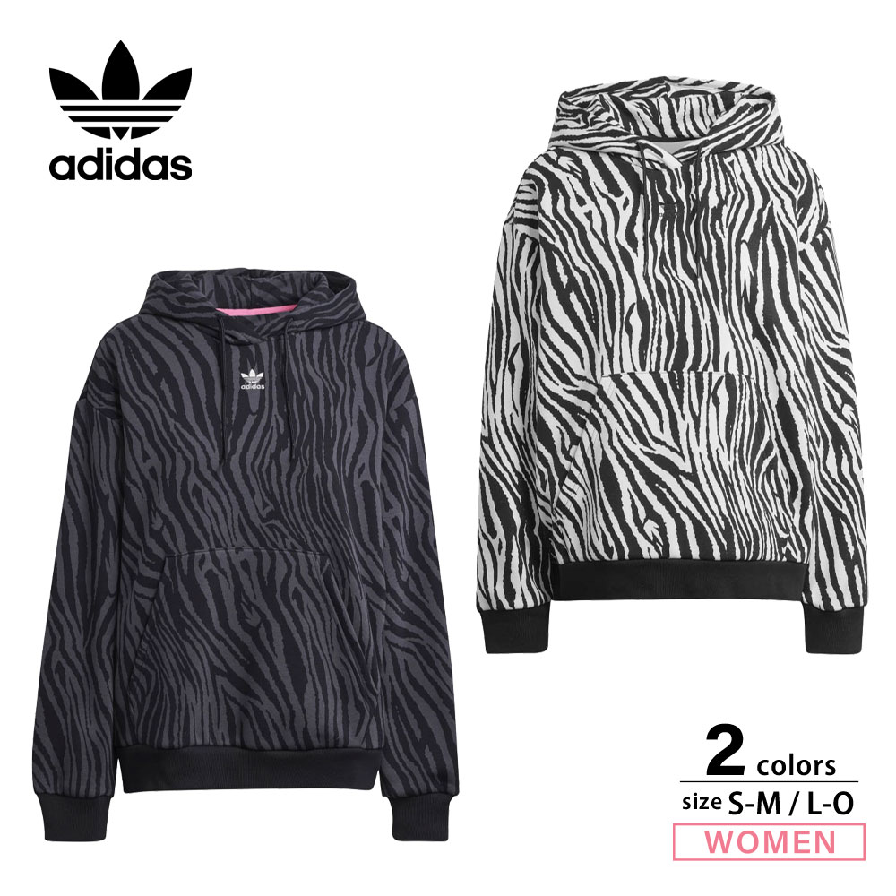 アディダスオリジナルス adidas originals レディーストップス ANIMAL HOODIE EER79【FITHOUSE ONLINE SHOP】