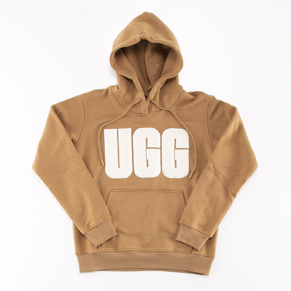 アグ UGG レディーストップス Rey UGGfluff Logo Hoodie 1144506