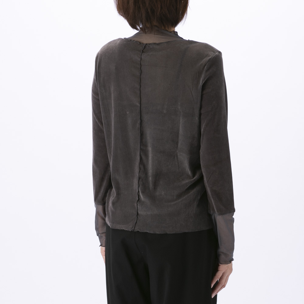バントロア vingtrois プチハイネックシアーベロアトップス 922-24102【FITHOUSE ONLINE SHOP】
