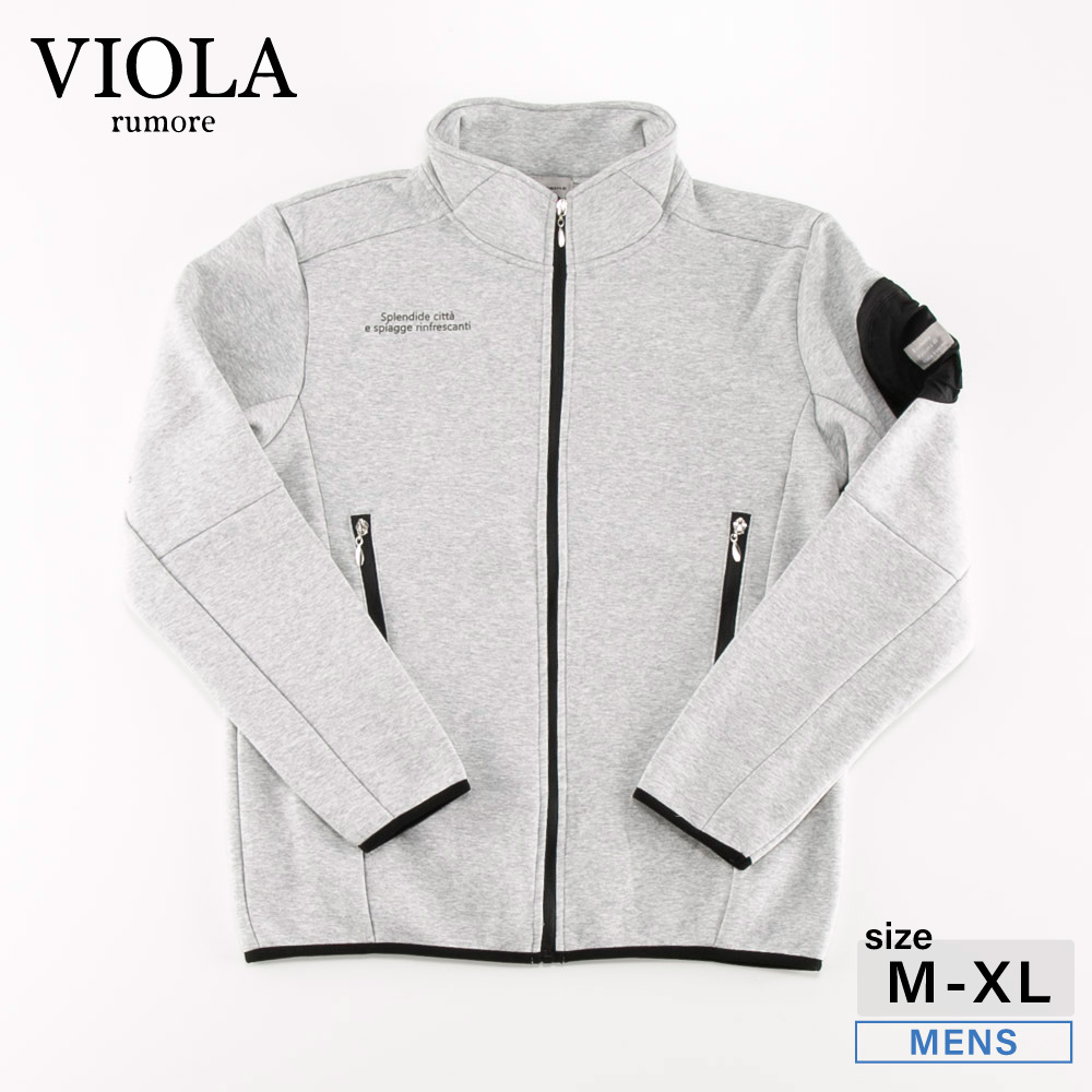 ヴィオラ VIOLA メンズトップス ポケ付フルZIP UP Y42123【FITHOUSE ONLINE SHOP】