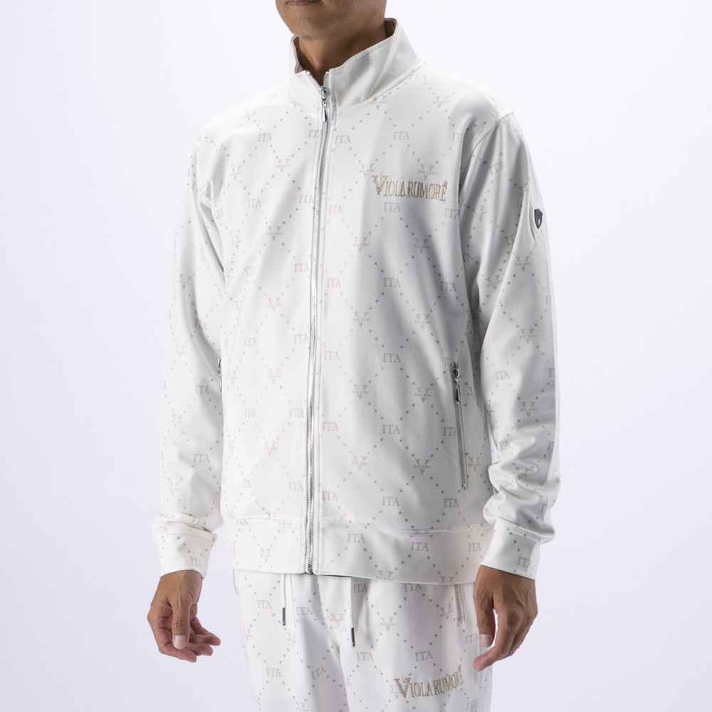 ヴィオラ VIOLA メンズアウター フルジップアップ ジャケット 総柄 Y62114【FITHOUSE ONLINE SHOP】