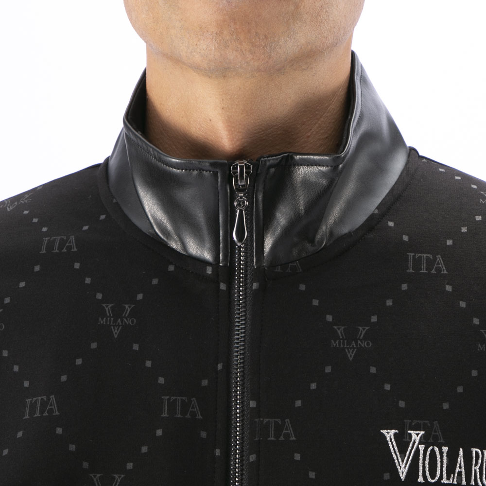 ヴィオラ VIOLA メンズアウター フルジップアップ ジャケット 総柄 Y62114【FITHOUSE ONLINE SHOP】