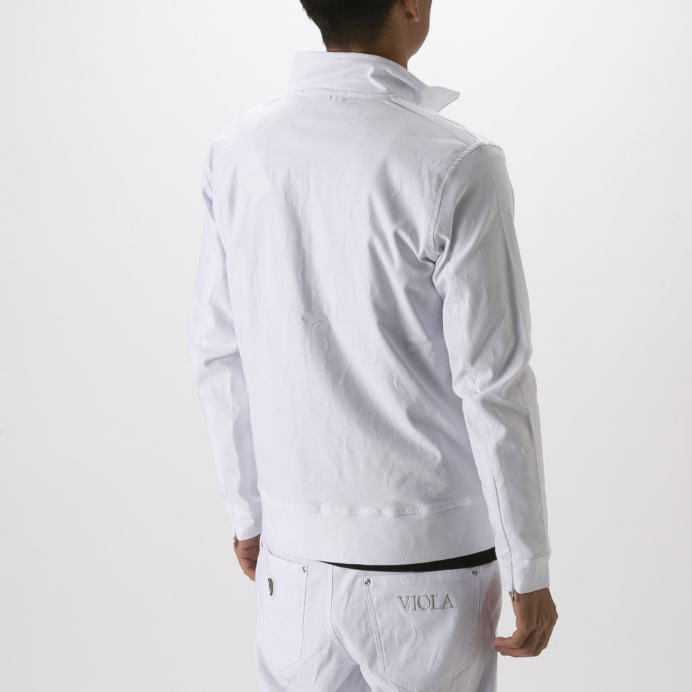 ヴィオラ VIOLA メンズアウター 総柄ロゴ フルジップアップ ジャケット L62116【FITHOUSE ONLINE SHOP】