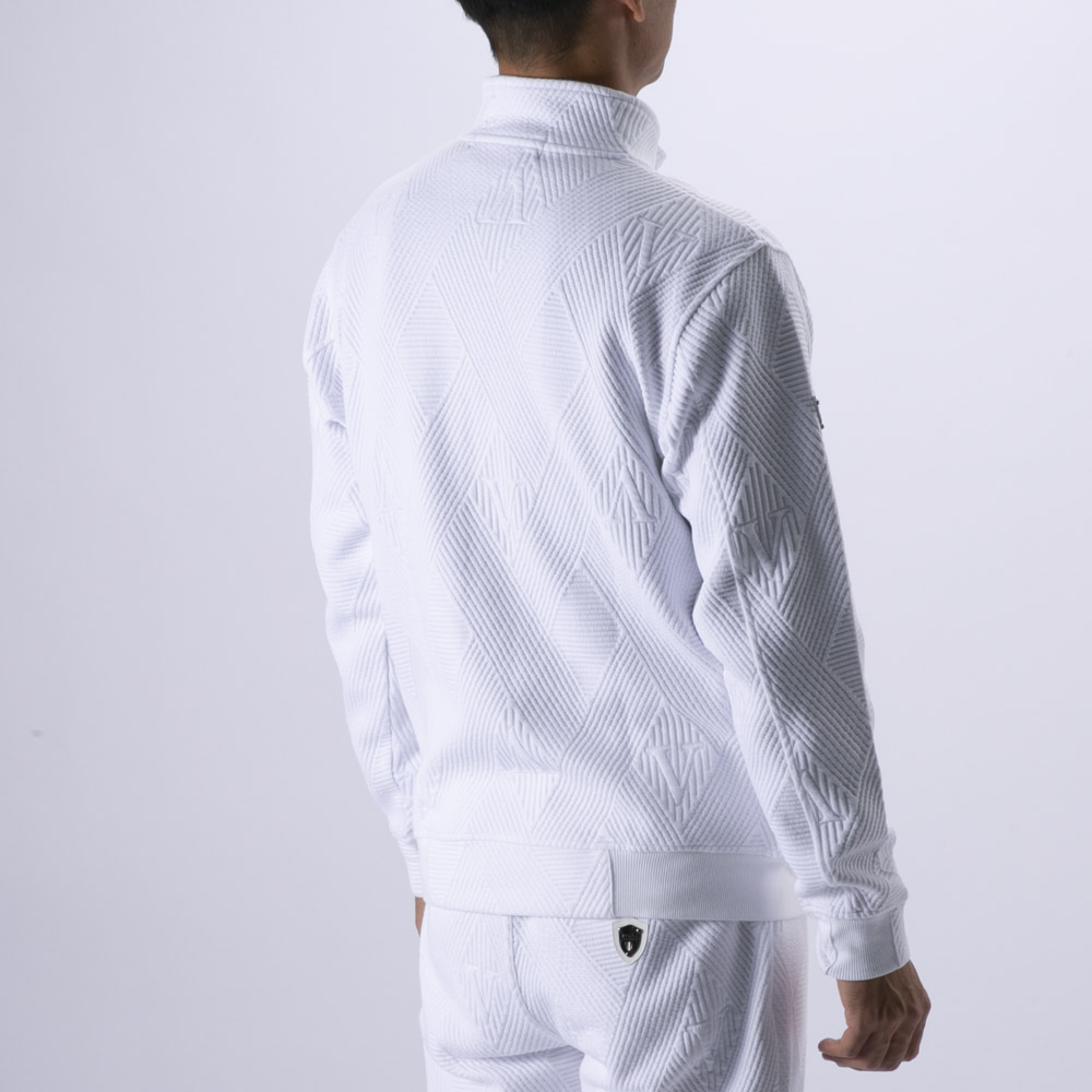ヴィオラ VIOLA メンズアウター フルジップアップ ジャケット ジャガード リブ 接結 Y62130【FITHOUSE ONLINE SHOP】