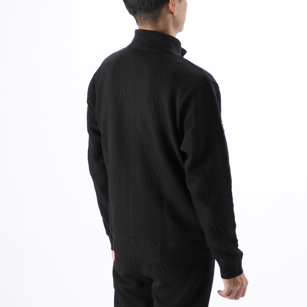 ヴィオラ VIOLA メンズアウター フルジップアップ ジャケット ジャガード リブ 接結 Y62130【FITHOUSE ONLINE SHOP】