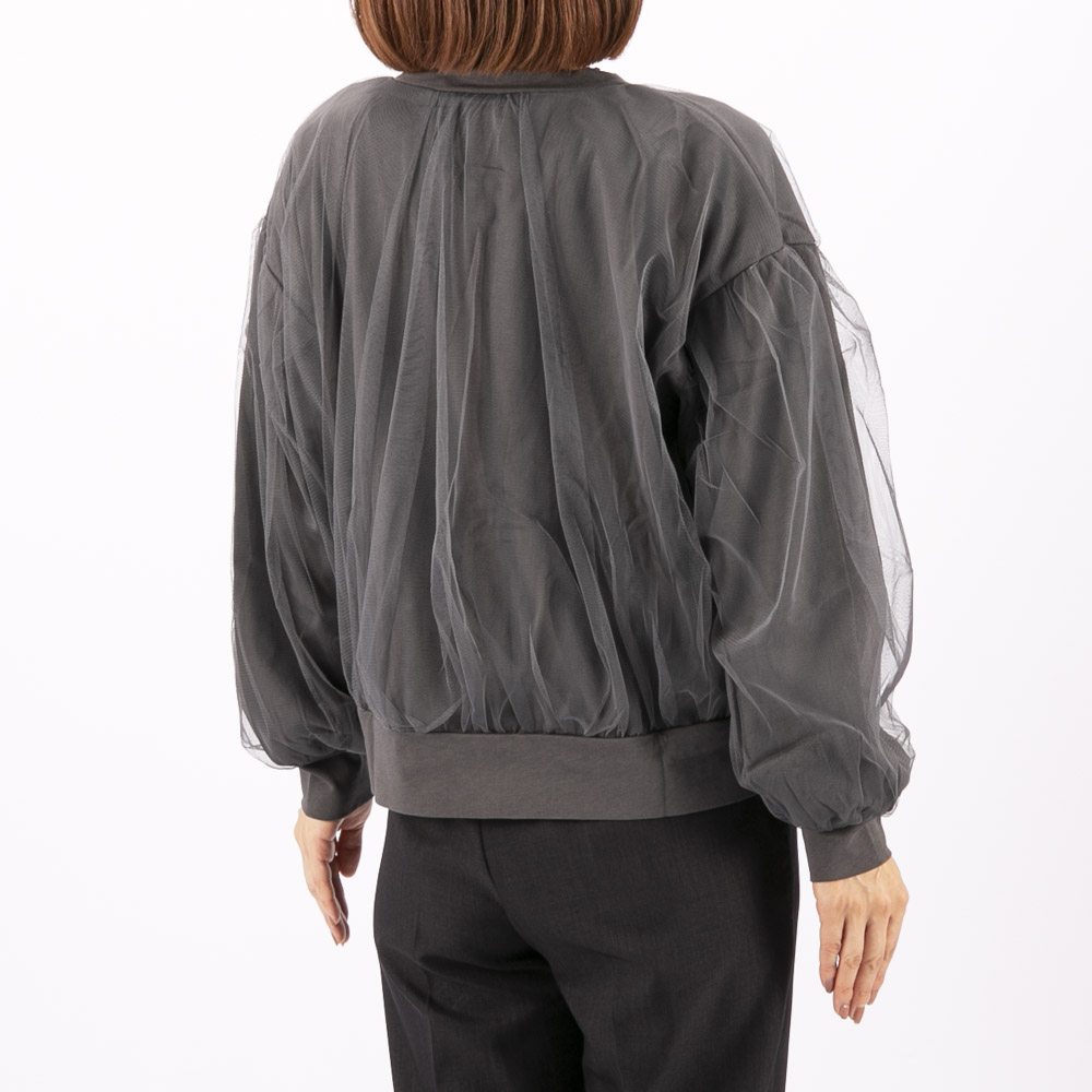 バントロア vingtrois レディースアウター ショート丈 チュールレイヤード JK (08) 980-22111【FITHOUSE ONLINE SHOP】