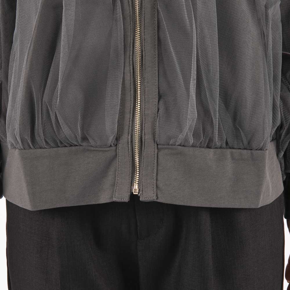 バントロア vingtrois レディースアウター ショート丈 チュールレイヤード JK (08) 980-22111【FITHOUSE ONLINE SHOP】