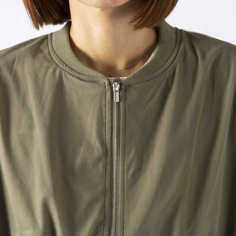 バントロア vingtrois レディースアウター チュールレイヤードブルゾン (77) 999-32212【FITHOUSE ONLINE SHOP】