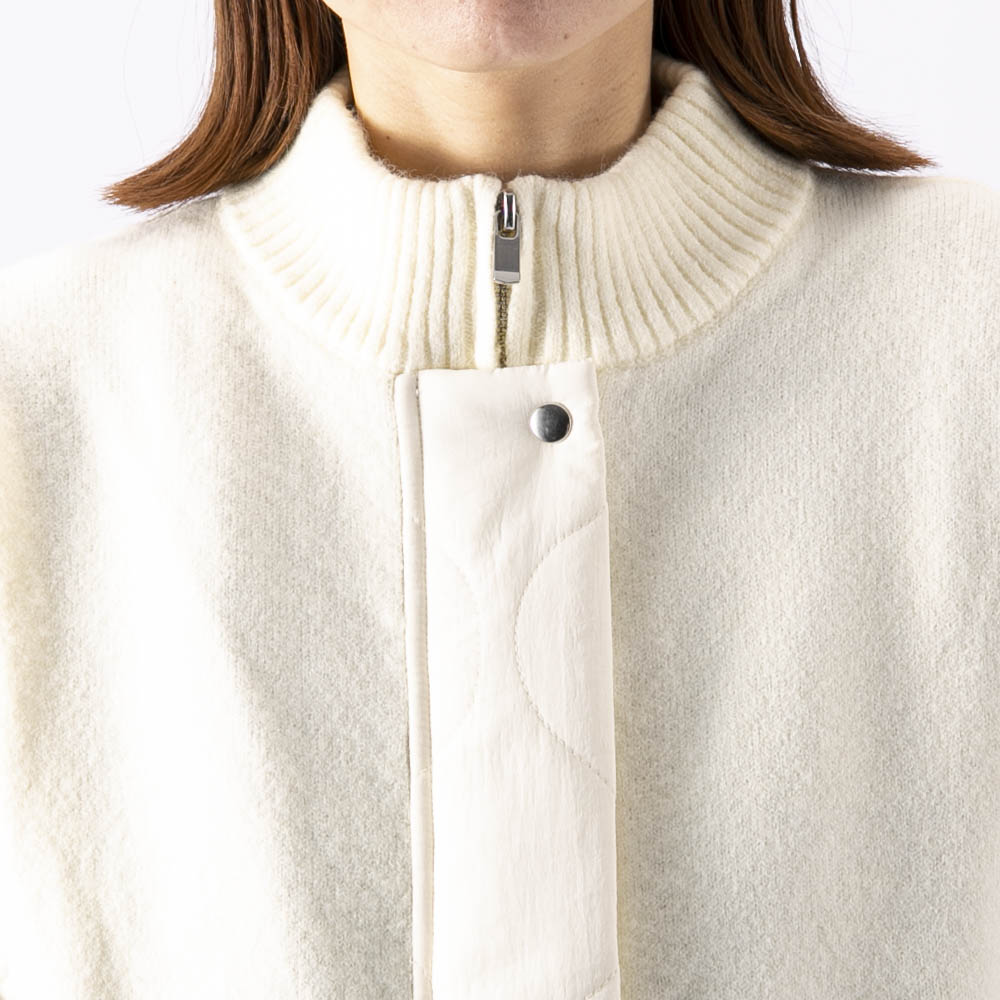 バントロア vingtrois レディースアウター キルティングニットブルゾン (01) 958-12118【FITHOUSE ONLINE SHOP】
