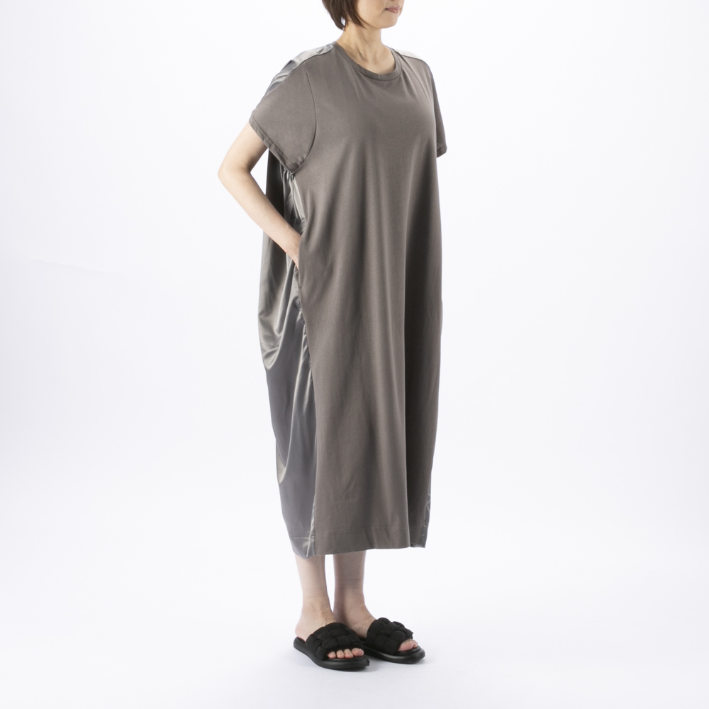 バントロア vingtrois 異素材 切り替え ワンピース 980-23153【FITHOUSE ONLINE SHOP】
