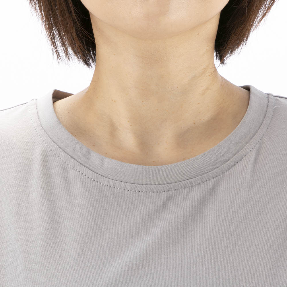 ノアジェ NOA-GE シルケット天竺×綿ブロード ワンピース 121-5317-6496/04【FITHOUSE ONLINE SHOP】