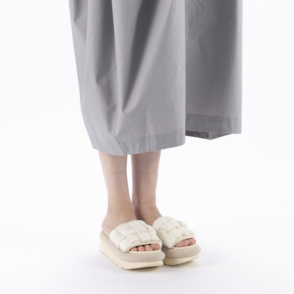 ノアジェ NOA-GE シルケット天竺×綿ブロード ワンピース 121-5317-6496/04【FITHOUSE ONLINE SHOP】
