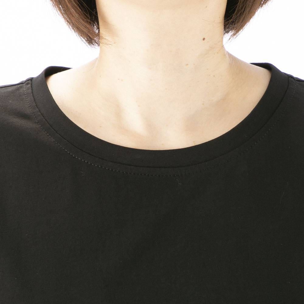 ノアジェ NOA-GE シルケット天竺×綿ブロード ワンピース 121-5317-6496/79【FITHOUSE ONLINE SHOP】