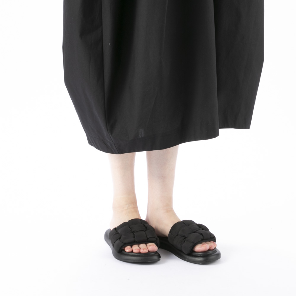 ノアジェ NOA-GE シルケット天竺×綿ブロード ワンピース 121-5317-6496/79【FITHOUSE ONLINE SHOP】