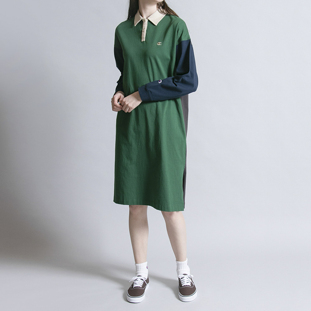 チャンピオン champion シャツワンピース POLO ONEPIECE DRESS CW-W411-526【FITHOUSE ONLINE SHOP】