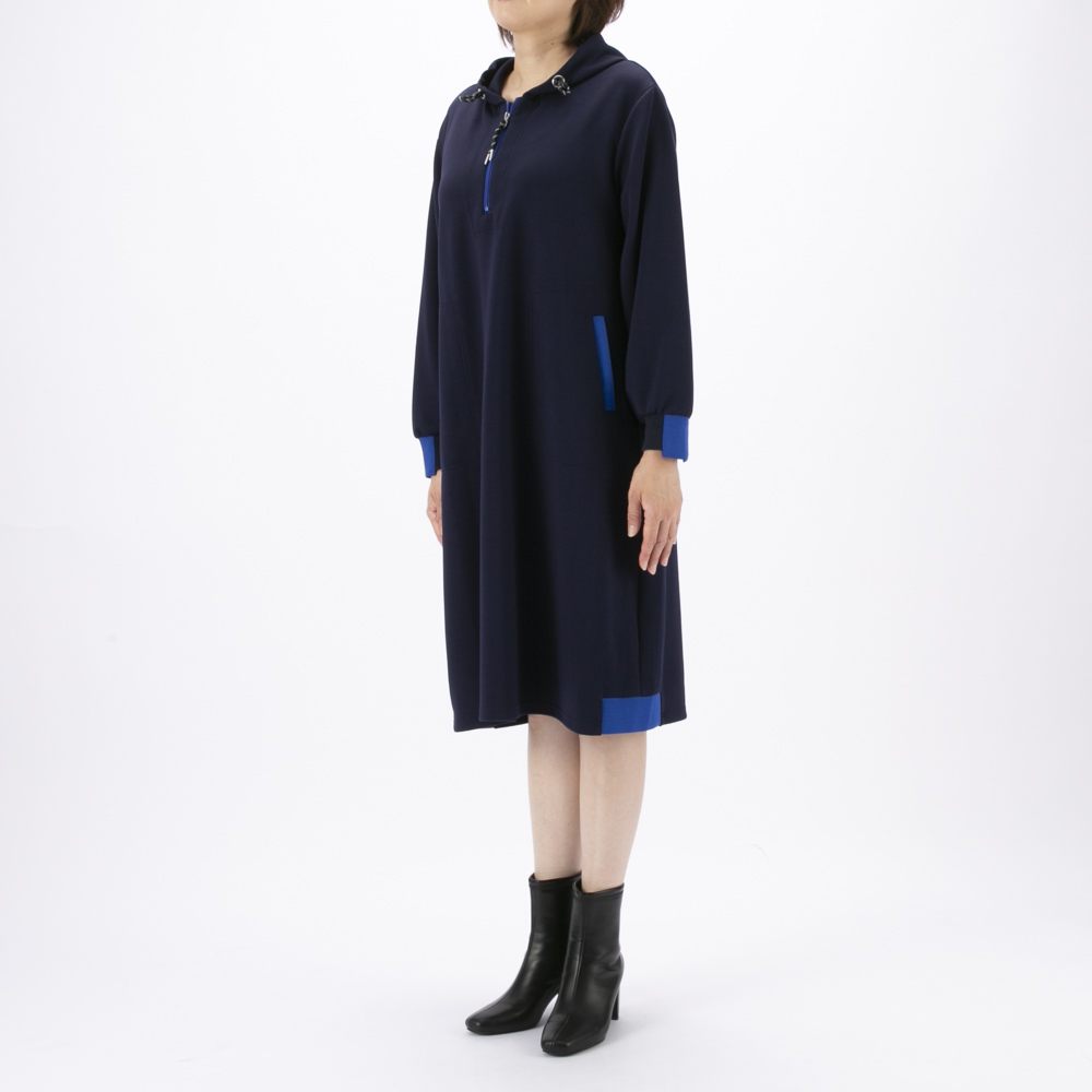 ノアジェ NOA-GE ダンボールニット ワンピース 121-5599-6594/58【FITHOUSE ONLINE SHOP】