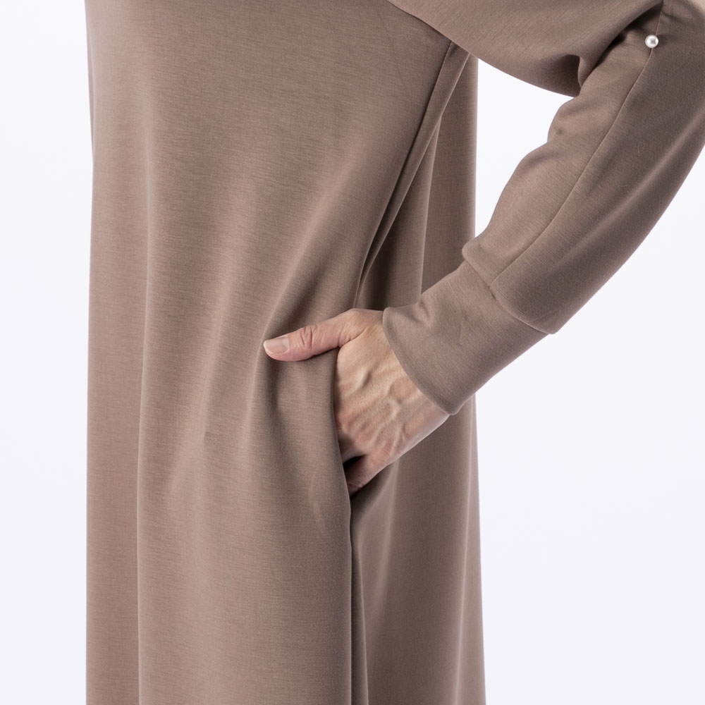 ノアジェ NOA-GE フェイクファーベスト × ワンピース アンサンブル 121-5599-4520/62【FITHOUSE ONLINE SHOP】